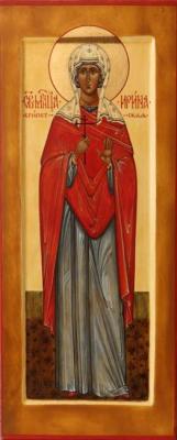 The image of Saint Irene of Egypt the Martyress. Alenicheva Margarita