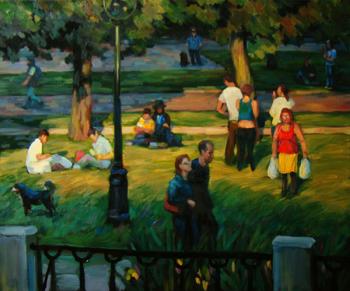 In Alexandrovsky Garden (Alexandrovsky S Painting). Volkov Sergey