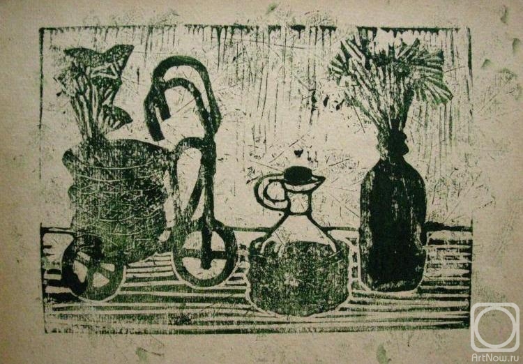 Fedorova Anna. Still life with dried flowers