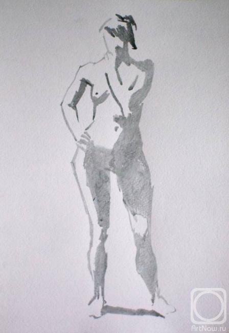 Shebarshina Svetlana. Sketch of the nude
