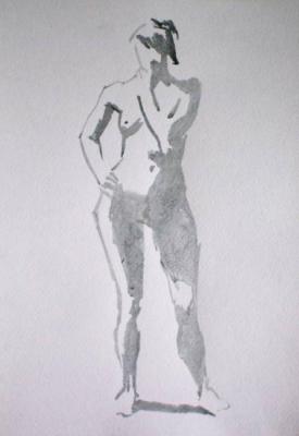 Sketch of the nude. Shebarshina Svetlana