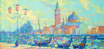 Mirgorod Igor Petrovich. The Venetian lagoon. Pink mood