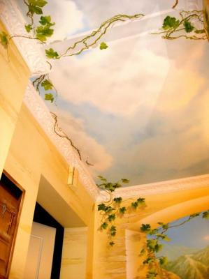 ceiling painting. Nikolskiy Aleksey