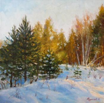 Rodionov Igor Ivanovich. A frosty sunny day