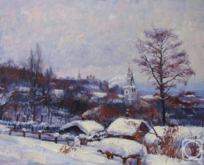 Rodionov Igor. own people. Winter cloudy day