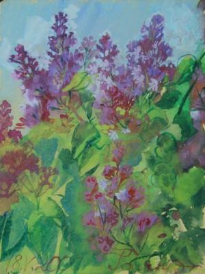 Painting Lilac. Dobrovolskaya Gayane
