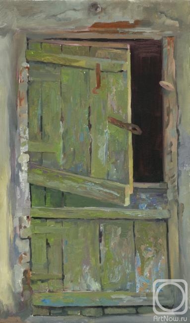 Chernov Denis. Green Door of Barn