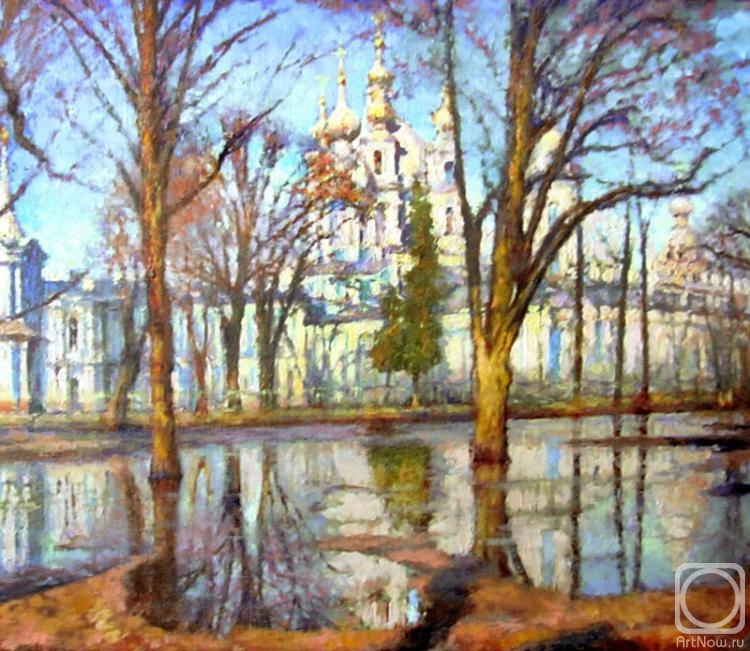 Bortsov Sergey. April "in the openwork" or To the Temple... (fragment)