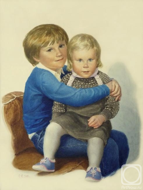 Efoshkin Sergey. Children's portrait. Kids