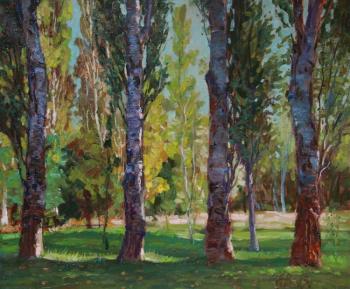 Vyrvich Valentin Nikolaevich. Southern Poplars