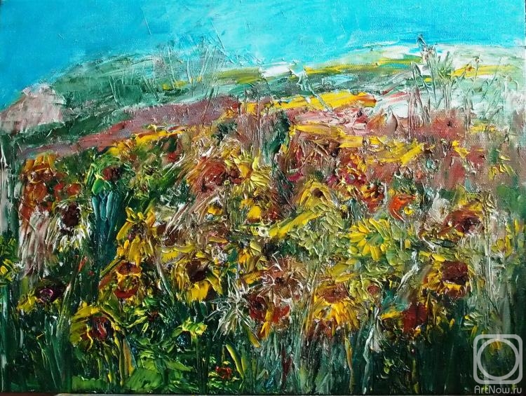 Yarmolchyk Tatsiana. Field of sunflowers