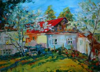 House under the red roof (   ). Mizulina Olga