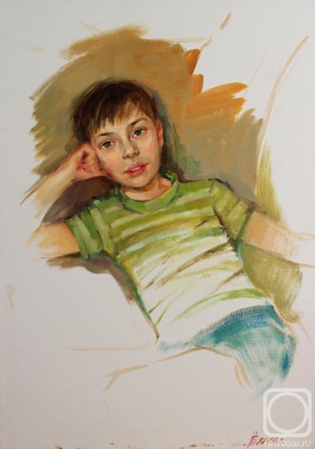 Rybina-Egorova Alena. Portrait of the son