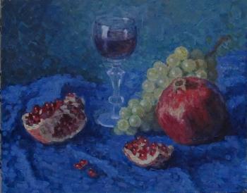 Still life with pomegranate. Komarov Alexandr