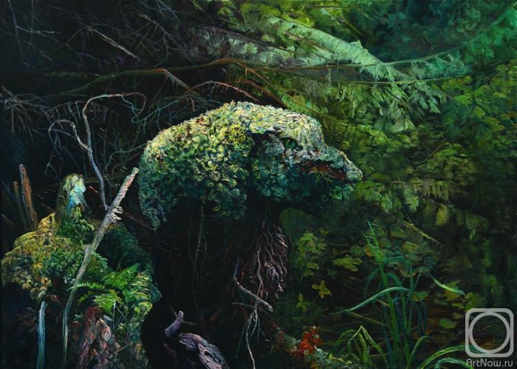 Dementiev Alexandr. Anthropomorphic swamp hummock