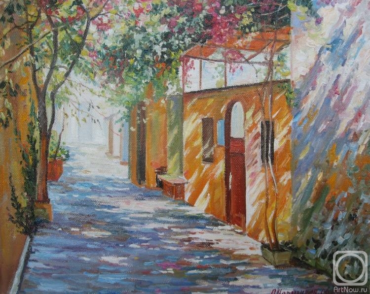 Chernyshev Andrei. Sunny courtyard