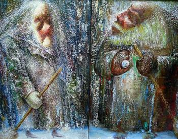 The first snow (diptych). Siproshvili Givi