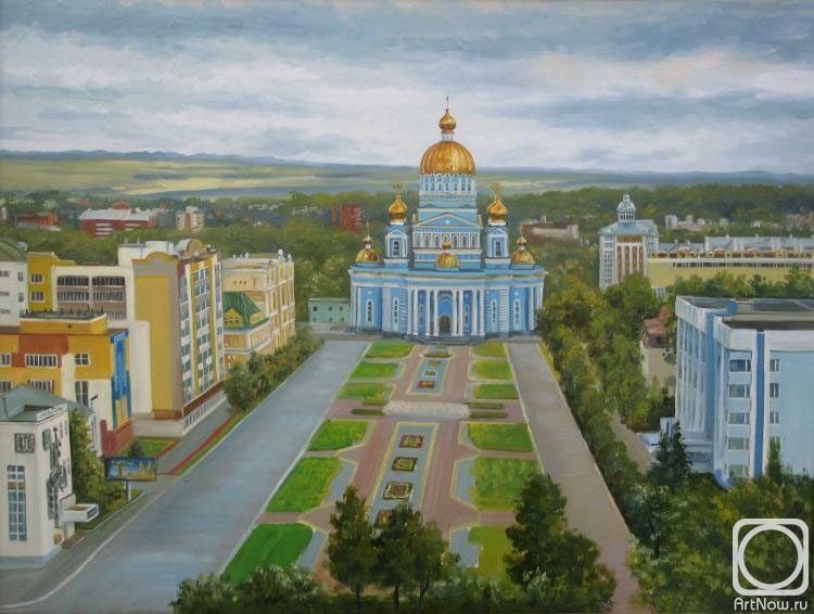 Bakaeva Yulia. View of the Cathedral from above