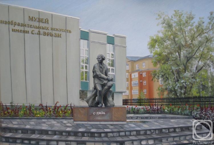 Bakaeva Yulia. Monument Erzya. Saransk