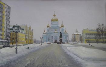 Winter. Cathedral Ushakov