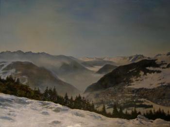 Mountain landscape Verbier. Egorov Viktor