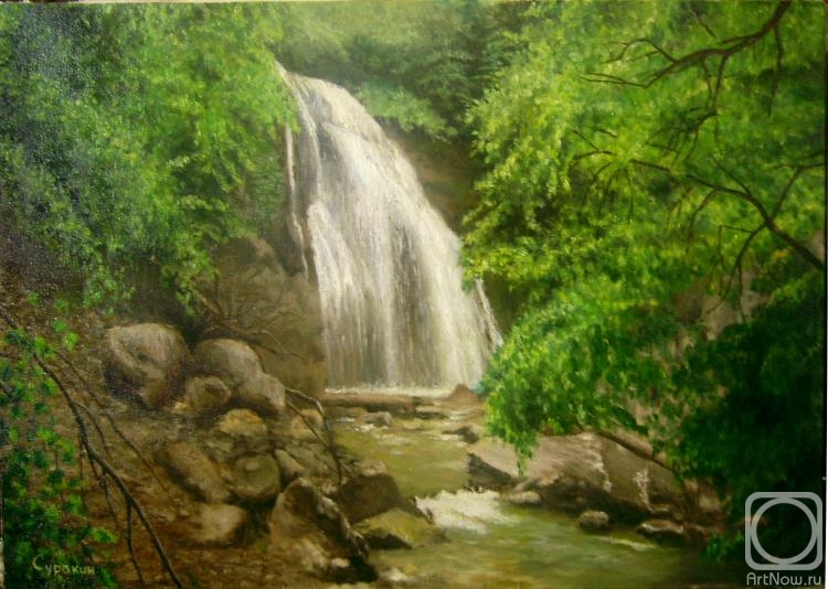 Surakin Alexandr. Waterfall Dzhur-Dzhur