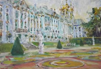 The Catherine Palace in Tsarskoye Selo