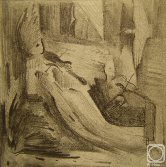 Gerasimov Vladimir. The bow flashed, the violin sobbed... (composition )