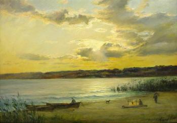Landscape with fishermen. Egorkin Vladimir