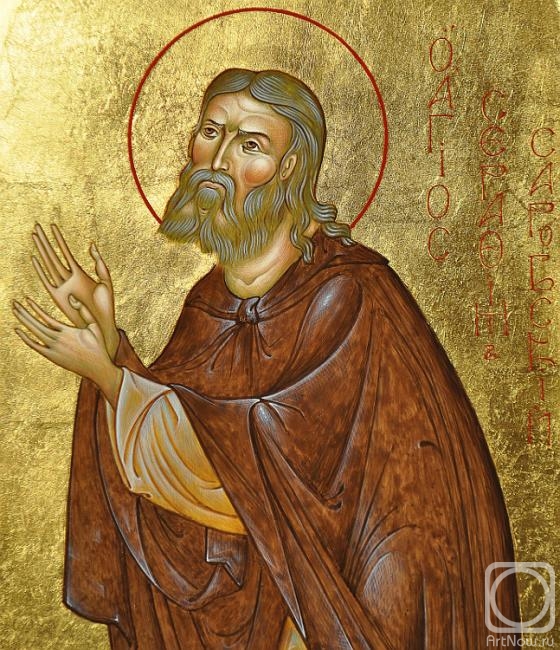 Kazanov Pavel. Saint Seraphim of Sarov (fragment)