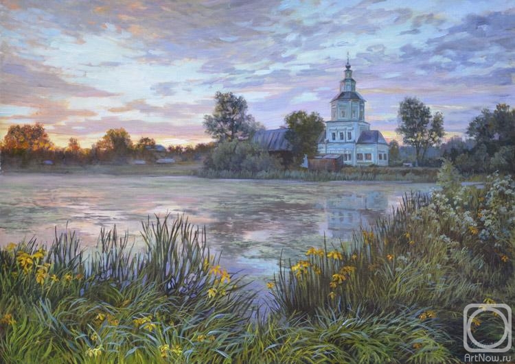 Panov Eduard. Temple by the lake