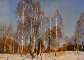 Birch trees in winter. Egorov Viktor