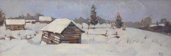 Baths. Winter. From series "Vologda Villages". Belova Natalya