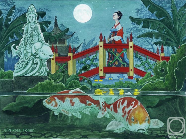 Fomin Nikolay. Koi carps