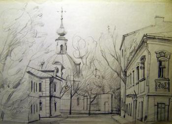 Moscow sketches 57. Gerasimov Vladimir