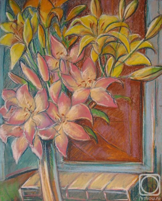 Vasil (Smirnova) Irina. lilies in bloom