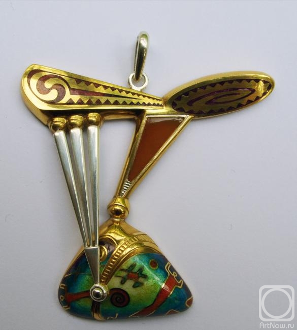Megrelishvili Irakli. "Former Harp" pendant