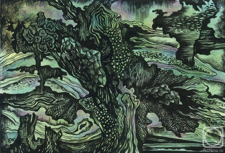 Naletova Olga. Series "Sea Element", sheet No. 5