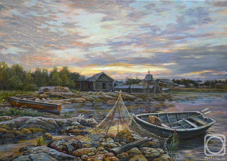 Panov Eduard. Fishing village