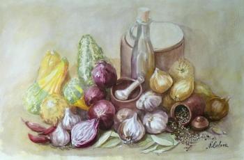 Pokes and onions... Kitchen Romance. Lizlova Natalija