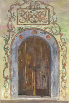A Door of the Big Mosque of Khan's Palace (The Palace). Chernov Denis