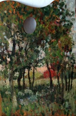 Landscape on the palette. 2005. Makeev Sergey