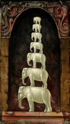 Elephants of happiness. Pyramid ( ). Krasavin-Belopolskiy Yury