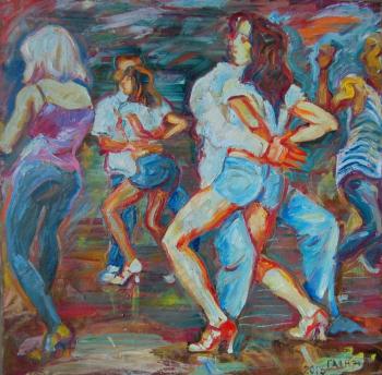Painting Bachata ( "Dirty Dancing"). Dobrovolskaya Gayane