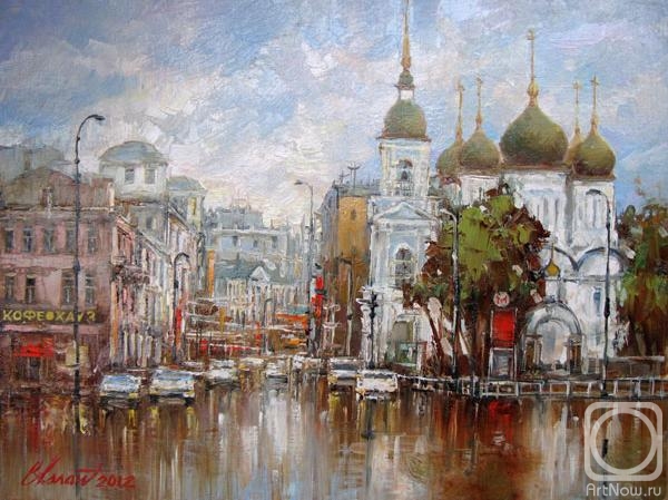 Kalashnikova Elena. Moscow. View of Sukharevskaya Square