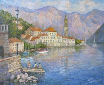 Montenegro, the city of Perest. Afternoon