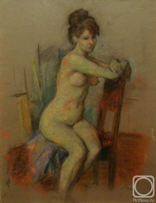 Gordon Gregory. Seated snaded model