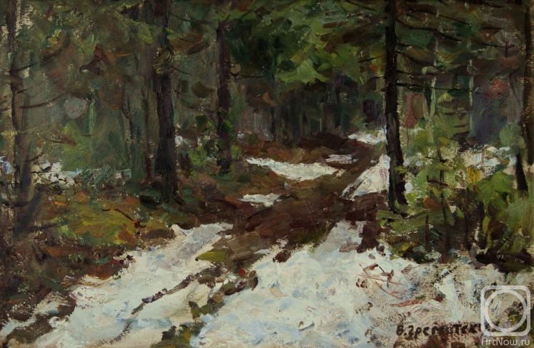 Gremitskikh Vladimir. The road in the forest