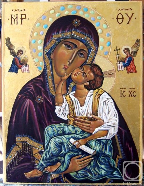 Schernego Roman. Icon of the Mother of God "Tenderness"-II