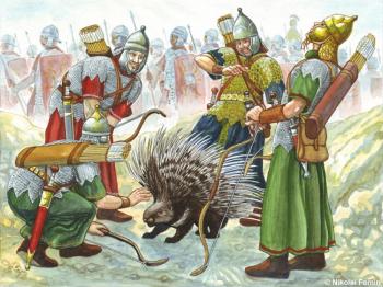 Crested porcupine (as a dish is fine) (Legion). Fomin Nikolay